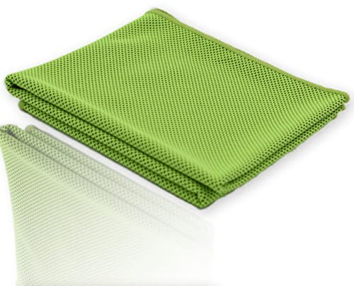 Hairlich 2 x Kühltuch | zum Wandern | Yoga | Tanzen oder Anderen Sport | Handtuch | kühlend | 100x30 cm | Abkühlung | gegen Hitze | Indoor/Outdoor | Cooling Towel