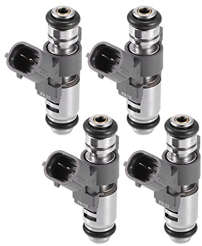 QUARKZMAN 4 Stück Einspritzdüse IPM018 für Peugeot 206 207 307 1007 1.4L 2003-08
