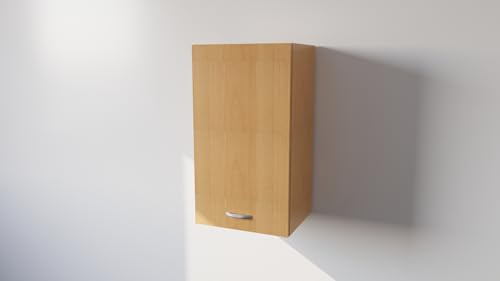 ALFREDO CALANDRELLI Wandhängeschrank in verschiedenen Größen und Farben. Maße Breite Höhe und Tiefe (60 x 50 x 32 cm, Buche)