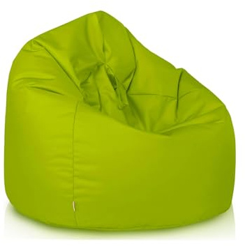 Avilia Pouf a Sacco XXL Moderno e Versatile - Poltrona a Sacco per Interni ed Esterni, Seduta Morbida e Confortevole per Relax, Ideale per Soggiorno, Camera e Giardino, 65x62cm, Verde