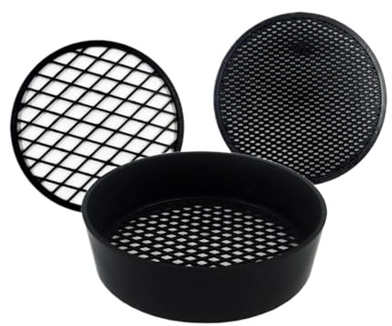 XUWEWI Setaccio per Terreni Setacci for Terreno da Giardino a Rete Vaschetta Intercambiabile Setaccio for Terreno Multiuso Leggero Classificatori for setacciatura a Rete