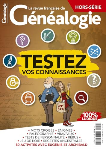 CAHIER DE JEUX 100% GENEALOGIE : TESTEZ VOS CONNAISSANCES !