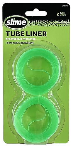 Slime 20274 Fahrradschlauch-Protektoren und Einlagen, leicht, passend für 30,5-66 x 3,8-5,4 cm, flach für 2 Reifen, ohne, Einheitsgröße