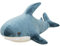 Cosiesnest 28cm Plüsch Hai Kissen, Plüschtier Spielzeug, weiches kuscheliges Hai Plüschtier, bequemes Schlafkissen Rückenkissen für Kinder Jungen Mädchen Geschenk Zimmerdekoration (Blau)