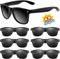 ASTARON Retro Vintage Sonnenbrille Bulk, 6 Pack polarisiert Günstige Neon Sonnenbrillen Bulk für Frauen und Männer (Schwarz)