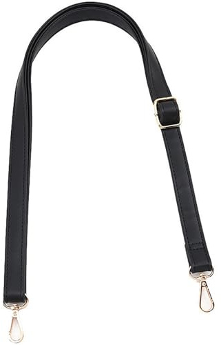 Tracolle in Pelle,Tracolla per Borsa Donna Sostituzione Tracolla Regolabile Tracolle Nere Regolabili da Donna Estensione Tracolla in Pelle di Ricambio con Moschettone