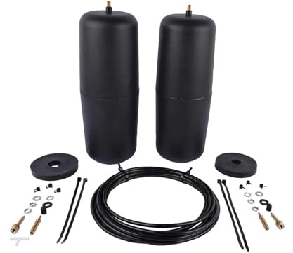 HETEVSCCK Kit Suspensión Neumática Kit Resorte Neumático Juego Bobinas Resorte Para RAM 1500 Pickup 2019-2022 60818 Auto Suspensión Aire(Black)