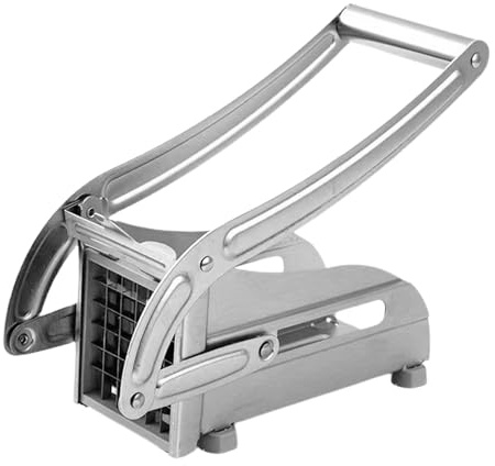 manhegari Coupe Frite Professionnel, Coupe Frites Acier Inoxydable Decoupe Frite pour Couper Facilement Les Terre, Concombres, Carottes, Pommes