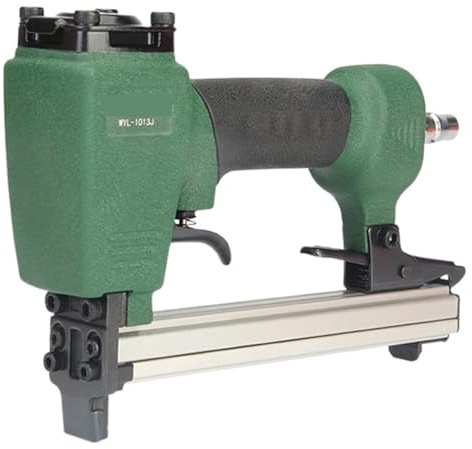 1013J Pneumatic Construction Stapler Upholstery，Stapler Furniture， Air Nail Gun Tools for Home Strong Penetration(Construction Stapler)