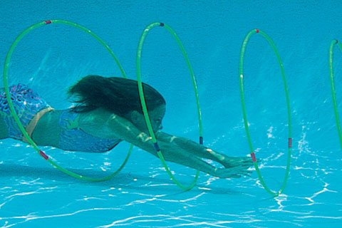 Swimline 22 Underwater Hoops Course Pool Game