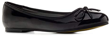 Andrés Machado - Ballerines pour Femmes/Filles à Talons Plats et nœud décoratif - TG104 - Chaussures Plates pour l´éte et l´Hiver - Grandes Pointures du 41 au 46