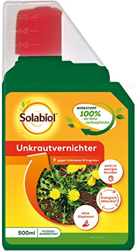 Solabiol Unkrautvernichter Wirkstoff 100 prozentig der Natur nachempfunden 500ml