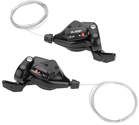 Bnineteenteam Ensemble de dérailleurs de vélo, 1 Paire 3 X 7/8/9 Vitesses dérailleurs de Vitesse de vélo dérailleur de Changement de Vitesse de vélo Accessoire de Cyclisme Manette (3 * 9 Speed)