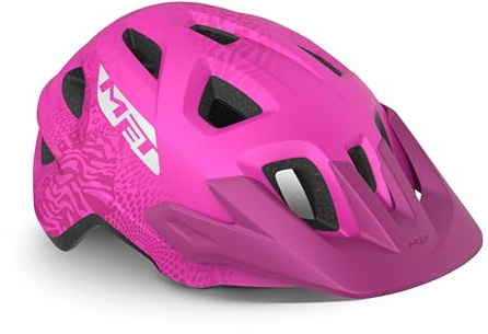 Casco da Mountain Bike per Bambini MET Eldar MIPS - Sicuro, Confortevole, Ventilato, Visiera Rimovibile