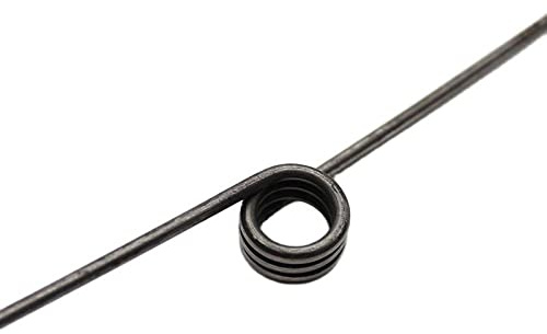 VLIZO spannfeder 180-grad-torsionsfeder, Drahtdurchmesser 2,5 Mm Außendurchmesser 16 Mm, 3 Windungen, Fußlänge 78 Mm schenkelfeder