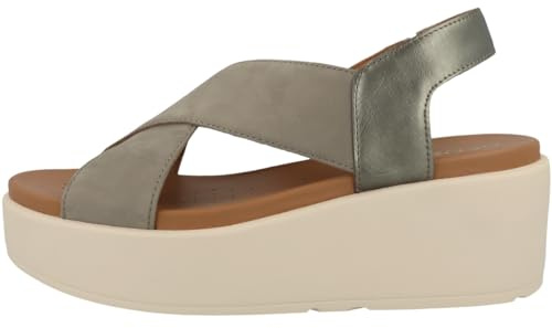 Geox Sandalo da donna D Xand 2.2s B Wedge, salvia, 38 EU