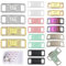 10 pares de Hebillas Cordones de Zapatos de Metal Cordón Accesorios Kits Hebilla de Cordón Af1 Metal Tag Hebilla Cordones Elásticos con Hebilla Adecuado Toda la Decoración de Cordones de Zapatos
