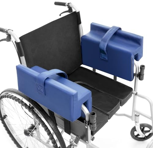 wefaner 1 paio di braccioli impermeabili con braccioli in schiuma per supporto laterale – Stabilizzare lo scafo e controllare l'inclinazione nelle sedie a rotelle