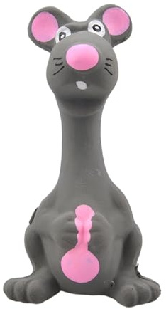 Hundespielzeug Latex Quietscher - Weiche Maus Form | Kauspielzeug Für Kleine Hunde & Welpen, Maschinenwaschbar 28 g Leichtes Gummispielzeug Für Interaktives Spielen Zahnpflege Quietschspielzeug