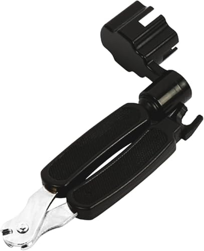 KEWAYO Guitar Tool 3 in 1, Guitar String Cutter, Tool String Winder Western Guitar String Cutter, Black Guitar String Winder String Spindle for Guitar, Ukulele, Mandolin