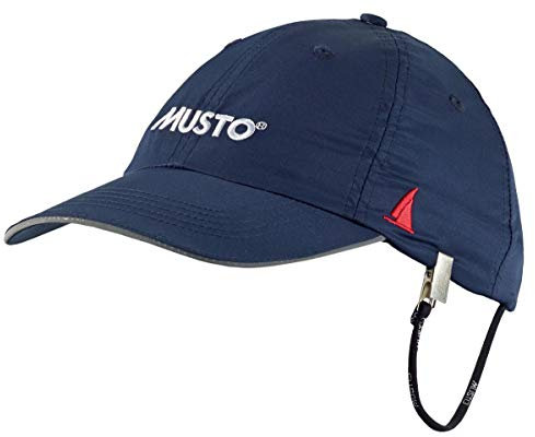 Musto Fast Dry Crew Cap Mütze in Rot - Unisex - Leicht - UV-Sonnenschutz und SPF-Eigenschaften - Leichtes, schnell Dry Material