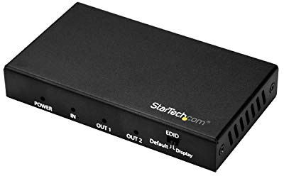 StarTech.com Sdoppiatore Splitter HDMI a 2 porte - 4K 60Hz - HDR - ST122HD202
