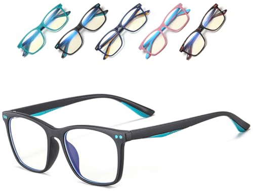 Musivon Occhiali Luce Blu Bambino Per Età 4-14 Filtro Luce Blu Occhiali Bambino Luce Blu Computer Per Gaming Occhiali Pc da Gioco per Ragazzo e Ragazze