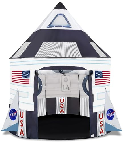 ArtCreativity Kids Tent Indoor Pop up Play Tent for Kids, Outer Space Party Decorations & Space Toys for Ages 4-12 Indoor & Outdoor Playhouse, Spaceship Playhouse for Birthday Party Decoration