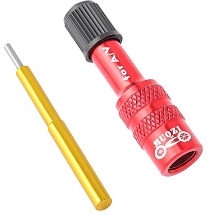Adattatore per valvola forcella anteriore per bicicletta - Adattatore per pompa forcella per bicicletta, Adattatore per valvola in lega di alluminio da 47,3x11,3 mm per ciclismo per