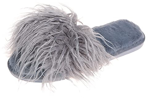 Zapatos de cabaña para mujer 40 - Pantuflas de fieltro para mujer, 39 zapatillas, para tiempo libre, antideslizantes, de invierno, suaves, cálidas, zapatillas de felpa para interior y exterior, de