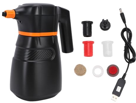 SUNGOOYUE Spruzzatore Elettrico, Flacone Spray in Schiuma per Autolavaggio Ricaricabile in PP da 2 Litri di Grande capacità per la Pulizia dei Veicoli del Bagno della Cucina