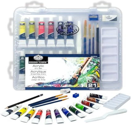 Royal & Langnickel Essentials Clear View Acrylic Painting Set, Small