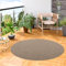 Snapstyle Kunstrasen Rasenteppich mit Noppen Kingston Beige Rund in 5 Größen