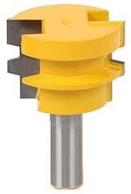 1pc 12,7mm vástago 1/2 pulgadas pegamento junta enrutador broca espiga fresa for madera Reversible carpintería cincel