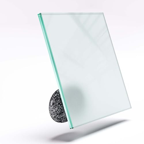 Maßanfertigung von VSG Verbundsicherheitsglas für Größen von 40x40cm bis 100x200cm - klares und mattes VSG aus Floatglas für Fenster, Türen, Vordächer, Terrassenüberdachungen, Carports (Matt, 10,76mm)