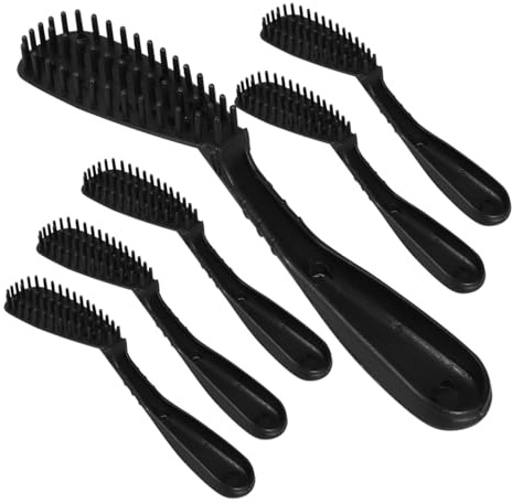 BIUDECO 6pezzi Spazzola per Tintura per Capelli Pettine Applicatore per Tintura di Impugnatura Antiscivolo Lavabile e Riutilizzabile in Pp per Saloni e Uso Domestico
