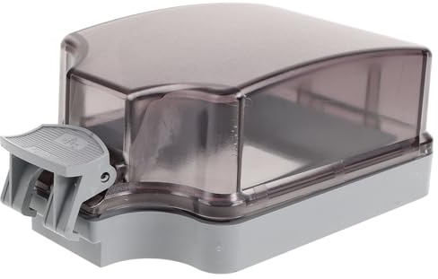 Gadpiparty Cache de Prise Électrique Extérieur Noir Étanche en Pp et Abs Multi-fonction pour Jardins et Garages Protection Intempéries