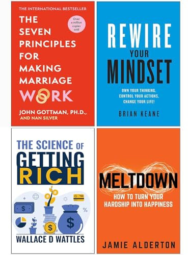 I sette principi per far funzionare il matrimonio, Ricollega la tua mentalità, La mentalità del fitness, Raccolta di 4 libri Meltdown