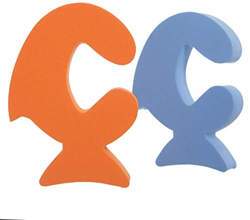 Dreambaby G824 Türhalter Türstopper Klemmschutz Einklemmschutz Fingerschutz Fisch (2er) orange/blau