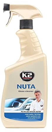 K2 Scheibenreiniger, entfernt Nikotin & Beschlag, Glassreiniger, Spray auch für Spiegel & Glas, toller Geruch Pumpspray 770ml