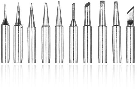 Gasea 10pcs 900M Remplacement Pointes de Fer à Souder Kit Pannes à Souder Pour Hakko, Radio Shack, TENMA, ATTEN, rapide, Aoyue, Yihua Station de Soudure