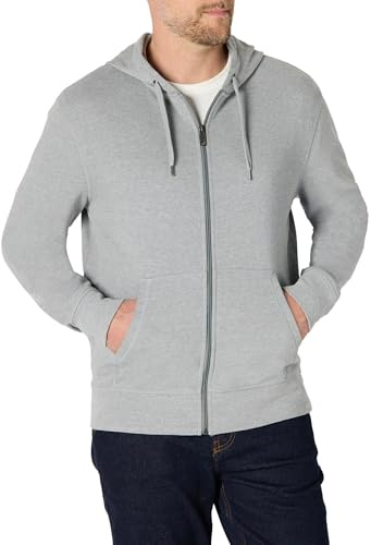 Amazon Essentials Sudadera Ligera de Corte Estándar con Capucha y Cremallera Completa Hombre