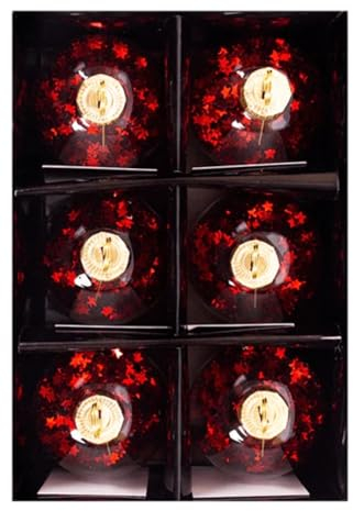 6 Place Card Holders Christmas Bauble