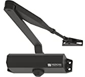 MERONI SERRATURE Chiudiporta Nero Braccio Standard