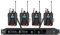 D Debra Audio PRO ER-202 UHF Dual Channel Wireless In Ear Monitor System With Transmitter and Receiver for Stage, Recording Studio, Musicians, Monitoring (4 Bodypack with Transmitter)