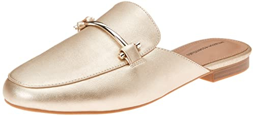 Amazon Essentials Sabot con Fibbia Donna, Oro, 37.5 EU