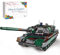 Tirff Technik Panzer Bausteine, 1346 Klemmbausteine 1/30 Technik Kampfpanzer Leopard 2A6 Panzer Modell, Militär Panzerträger Modellbausatz Spielzeug für Kinder und Erwachsene, Kompatibel mit Lgo