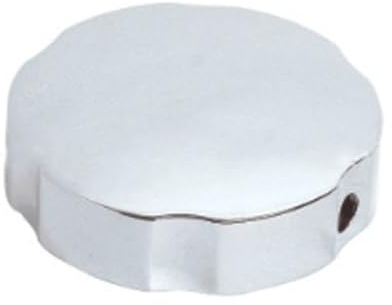 VZU Poignée rotative pour baignoire, couvercle de trop-plein de baignoire, bouton de commande pop-up pour baignoire, accessoires de drainage, bouchon de baignoire en alliage d'aluminium chromé