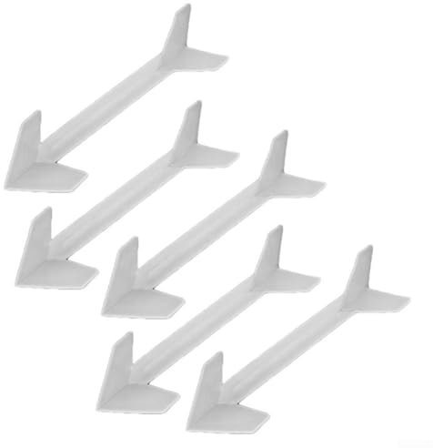 Gdfnmogo Juego de 5 espátulas de plástico para esquinas, raspador de pared, acabado de esquinas, herramienta de calafateo para ángulos interiores y exteriores de 9 pulgadas