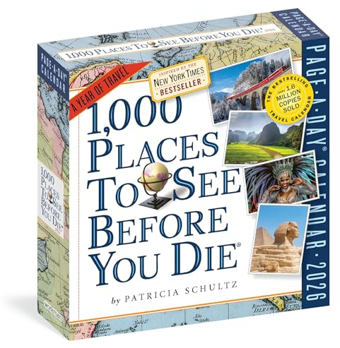 1,000 Places to See Before You Die Page-A-Day® Calendar 2026